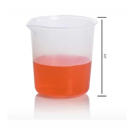 Bel-Art Bel-Art Graduated Griffin Low-Form Beaker 262130000, 250ml Capacity, 50ml Graduation, Clear, 6/PK 262130000